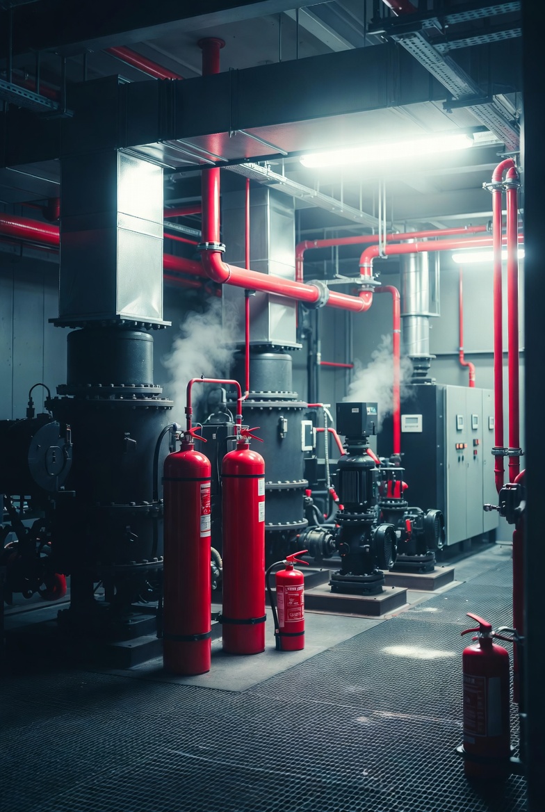 Commercial HVAC Plant Room